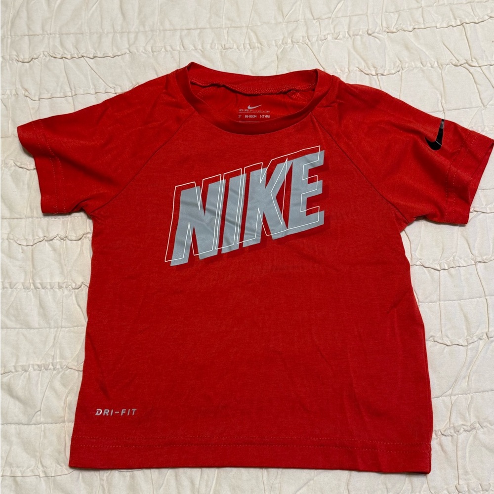 Nike Kids Red Short Sleeve Tee